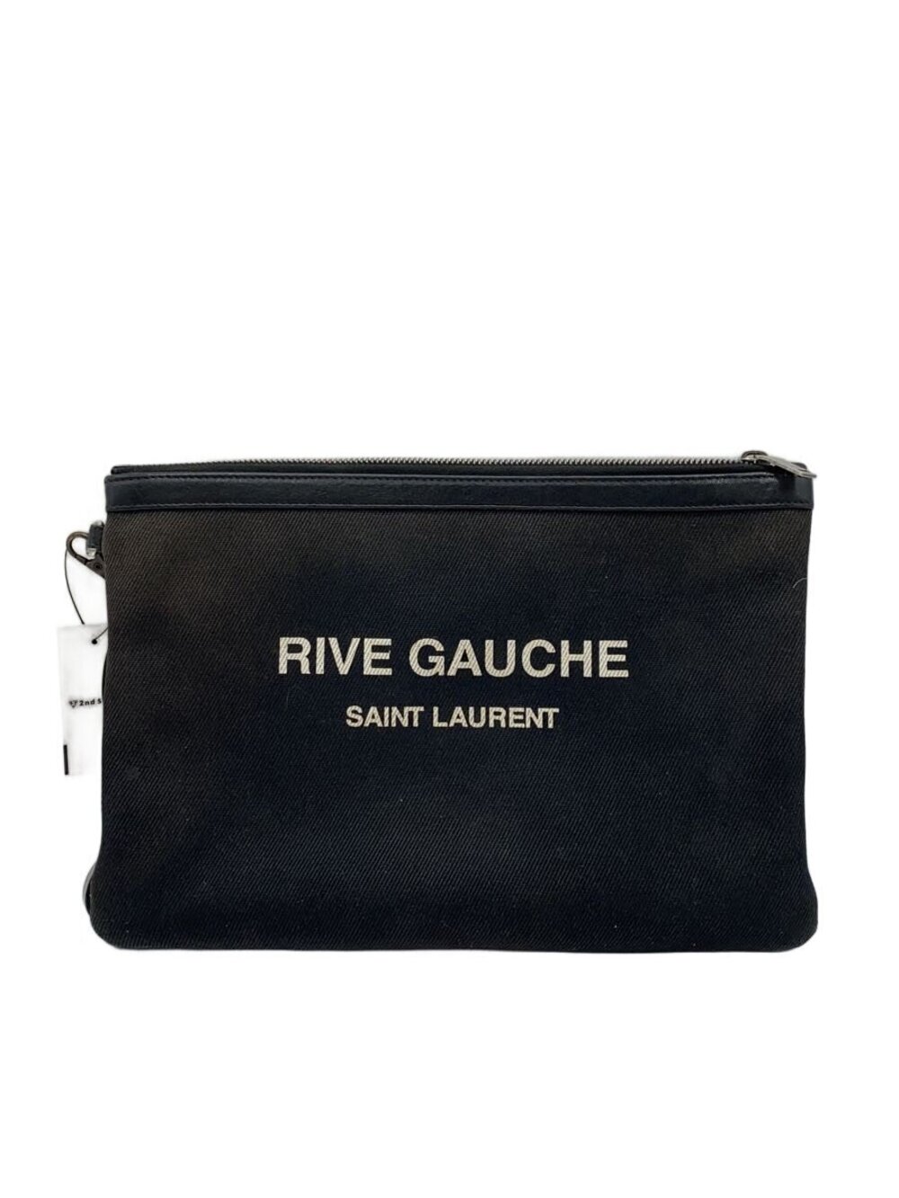 Saint Laurent Clutch Bag Leather Black